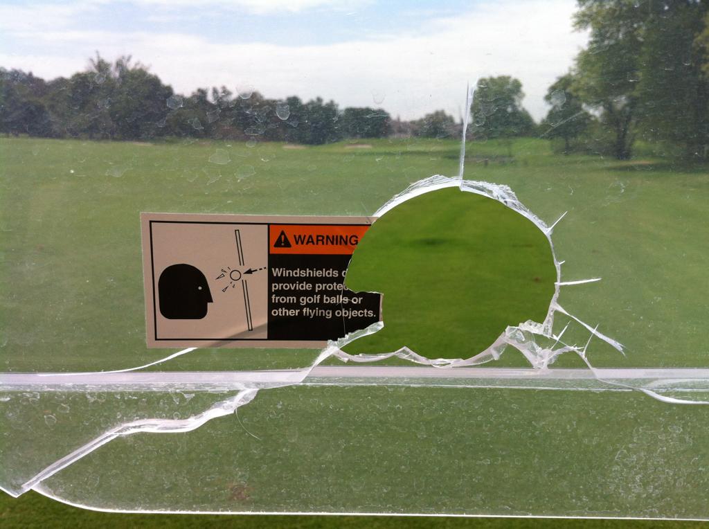 It is time to upgrade your old busted golf cart windshield.