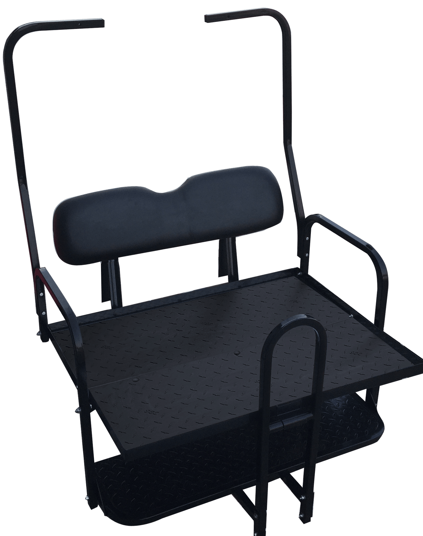 BNDL-SFDS08-SC0022 – NOMAD Rear Flip Seat – Club Car DS (1982-2000.5) / Black Cushion Set