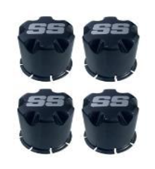 SGC Wheel Center Cap SS Logo – Choose from 4 color options – Set of 4