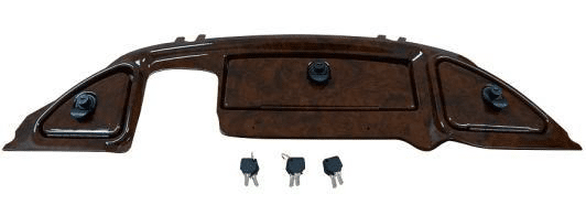 DAPR03 – SGC Club Car Precedent Replacement Wood Grain Dashboard w/ Locking Glove Boxes (2008-up)