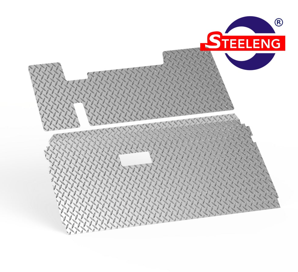 FCTX03 – SGC Polished Aluminum Diamond Plate Floor Mat for EZGO TXT