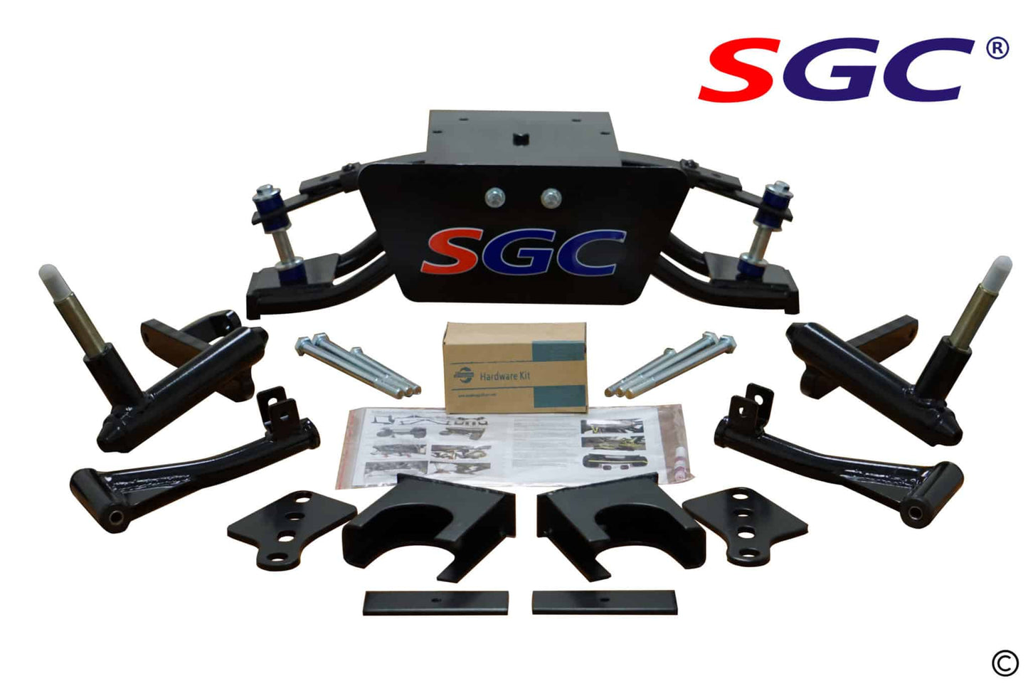 LKDS02 – SGC Lift Kit – 6″ Heavy Duty Double A-Arm for Club Car DS (1982-2003