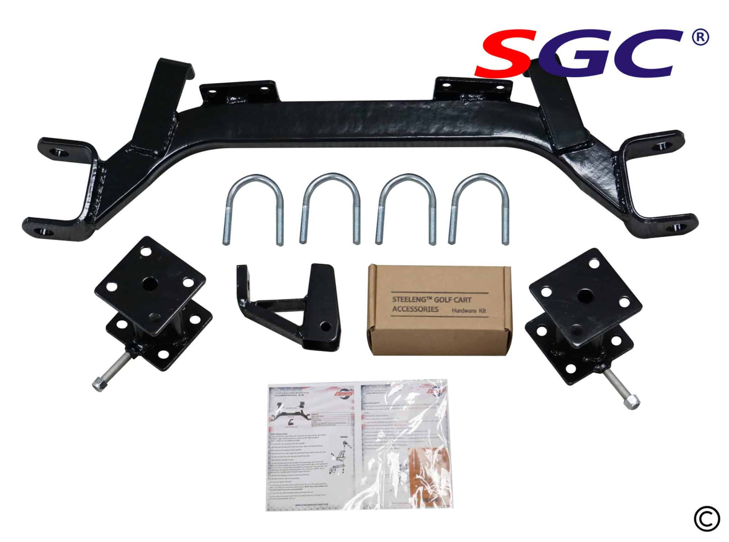 LKMA04 – SGC Lift Kit – 4” Drop Axle Lift Kit for EZGO Marathon (1975-1993) Gas