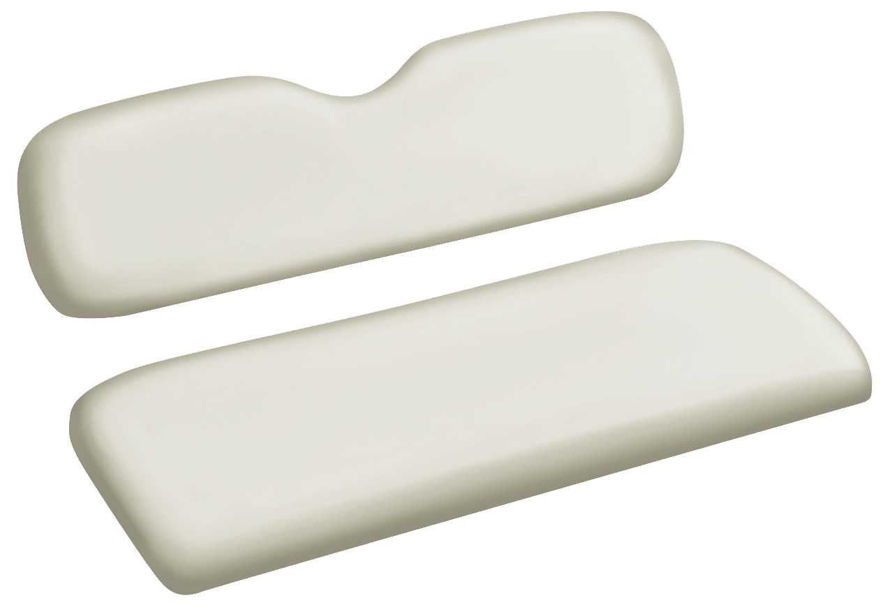 BNDL-SFDS09-SC0023 – NOMAD Rear Flip Seat – Club Car DS New Style (2000.5-2013) / White Cushion Set