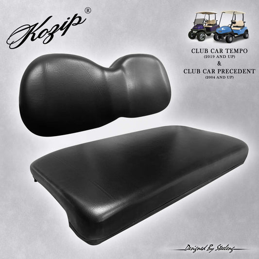 SCPR06 – Kozip Cushion Set Front Seat for Club Car Precedent and Tempo – Black