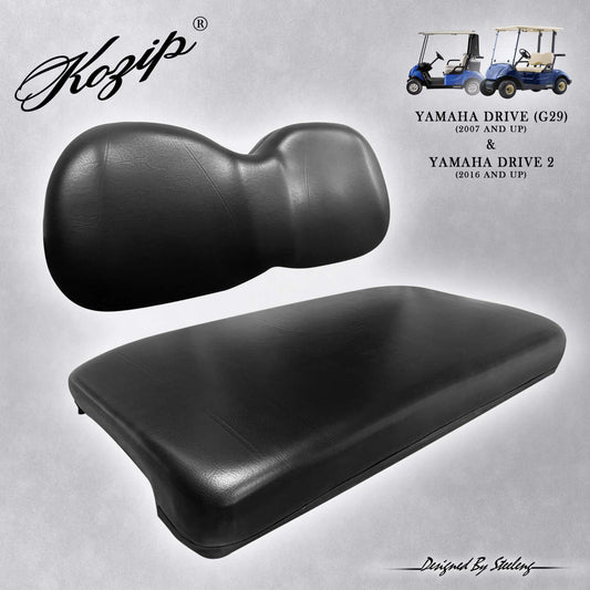 SCYM06 – Kozip Cushion Set Front Seat for Yamaha Drive (G29) and Drive 2 – Black