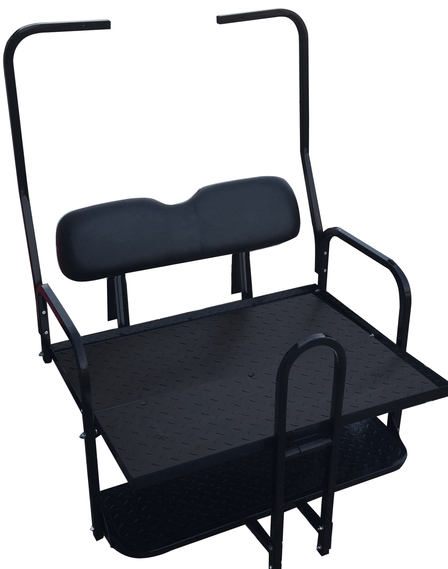 SFDS08 – NOMAD Rear Flip Seat Frame only for Club Car DS (old style roof supports included in box) (1982-2000.5)