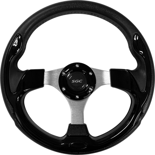 WA0005 – SGC SW05 STEERING WHEEL – Sporty – Glossy Black