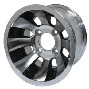 WH1009 – SGC 10″ Revolver Machined/Black Wheel – Aluminum Alloy