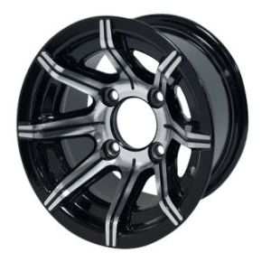 WH1012 – SGC 10″ Spider Machined/Black Wheel – Aluminum Alloy