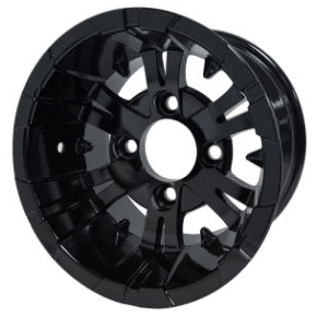 WH1019 – SGC 10″ Vampire Glossy Black Wheel – Aluminum Alloy