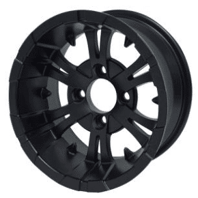 WH1023 – SGC 10″ Vampire Matte Black Wheel – Aluminum Alloy