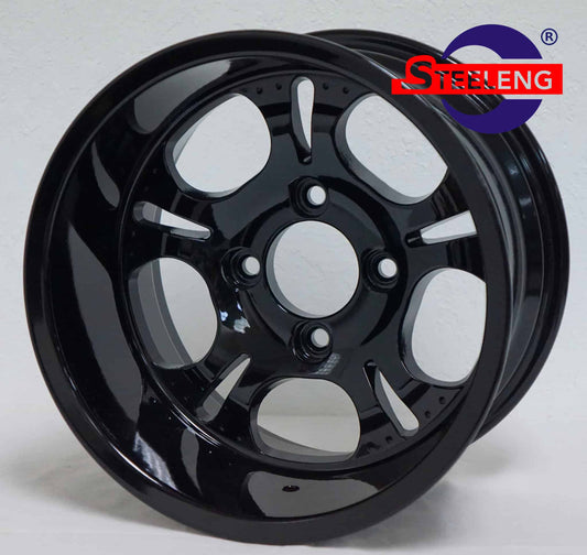 WH1203 – SGC 12″ Darkside Glossy Black Wheel – Aluminum Alloy