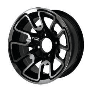 WH1215 – SGC 12″ Lizard Machined/Black Wheel – Aluminum Alloy