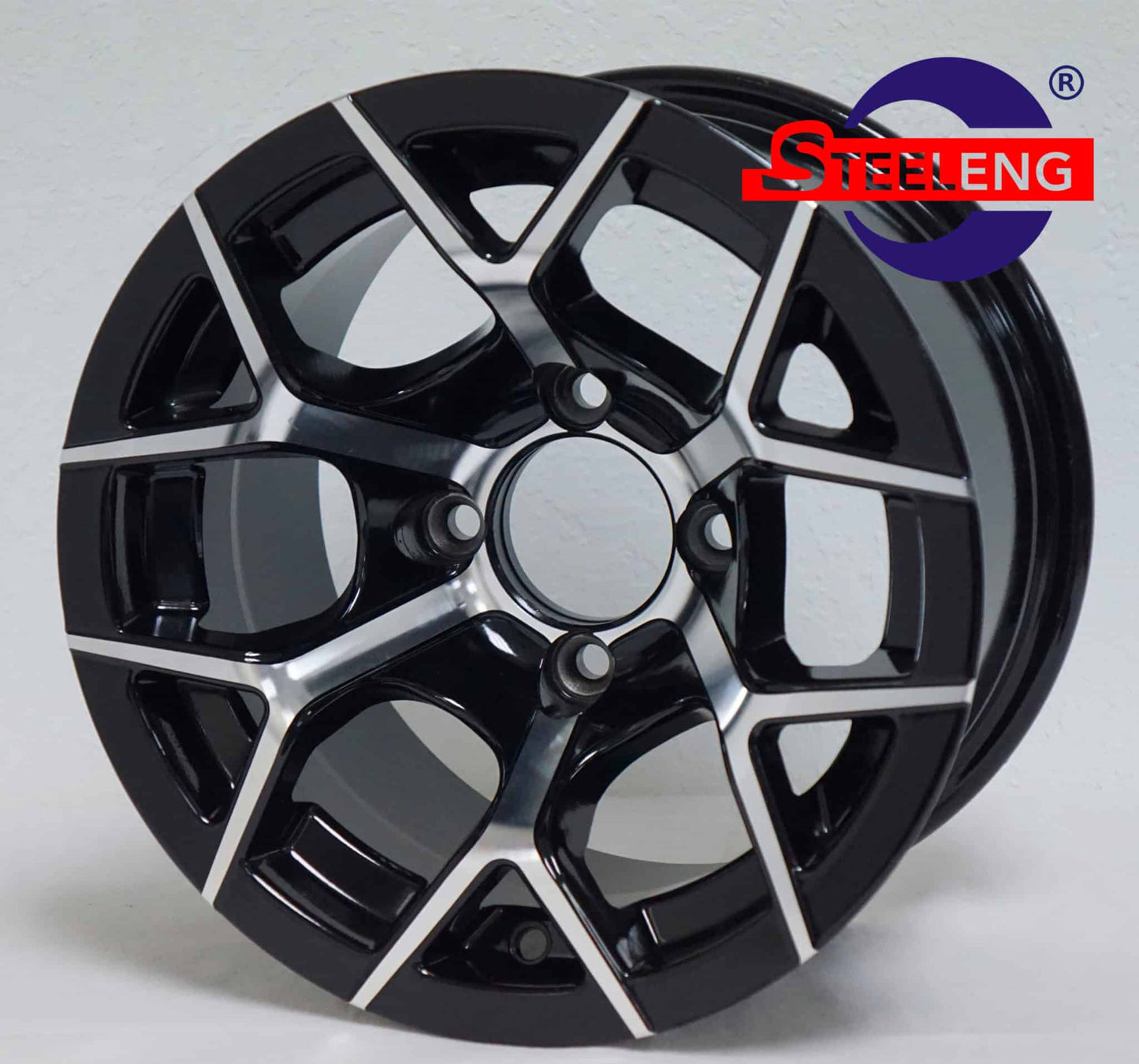 WH1226 – SGC 12″ Rally Machined/Black Wheel – Aluminum Alloy