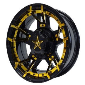 WH1251 – SGC 12″ Rebel Glossy Black Wheel – Aluminum Alloy